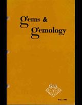 Gems & Gemology, Fall 1980, Vol. 16, No. 11 Gems & Gemology, Fall 1980, Vol. 16, No. 11