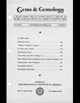 Gems & Gemology, Fall 1934, Vol. 1, No. 5 Gems & Gemology, Fall 1934, Vol. 1, No. 5