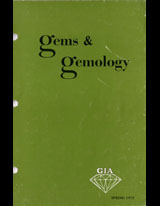 Gems & Gemology, Spring 1975, Vol. 15, No. 1 Gems & Gemology, Spring 1975, Vol. 15, No. 1