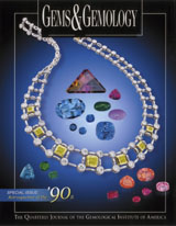Gems & Gemology, Winter 2000, Volume 36, No. 4 Gems & Gemology, Winter 2000, Volume 36, No. 4