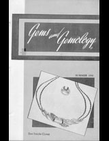 Gems & Gemology, Summer 1956, Vol. 8, No. 10 Gems & Gemology, Summer 1956, Vol. 8, No. 10