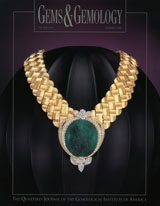 Gems & Gemology, Summer 1999, Volume 35, No. 2 Gems & Gemology, Summer 1999, Volume 35, No. 2