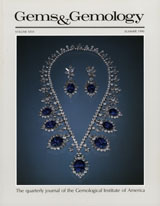 Gems & Gemology, Summer 1990, Vol. 26, No. 2 Gems & Gemology, Summer 1990, Vol. 26, No. 2