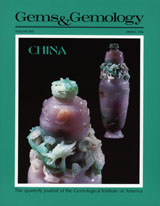 Gems & Gemology, Spring 1986, Vol. 22, No. 1 Gems & Gemology, Spring 1986, Vol. 22, No. 1
