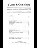 Gems & Gemology, Winter 1935, Vol. 1, No. 12 Gems & Gemology, Winter 1935, Vol. 1, No. 12