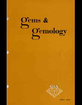 Gems & Gemology, Fall 1969, Vol. 13, No. 3 Gems & Gemology, Fall 1969, Vol. 13, No. 3