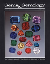 Gems & Gemology, Spring 1990, Vol. 26, No. 1 Gems & Gemology, Spring 1990, Vol. 26, No. 1