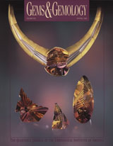 Gems & Gemology, Spring 1994, Vol. 30, No. 1 Gems & Gemology, Spring 1994, Vol. 30, No. 1