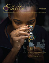 Gems & Gemology, Summer 2014, Vol. 50, No. 2 Gems & Gemology, Summer 2014, Vol. 50, No. 2