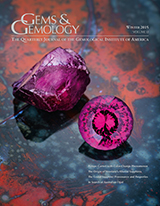 Gems & Gemology, Winter 2015, Vol. 51, No. 4 Gems & Gemology, Winter 2015, Vol. 51, No. 4