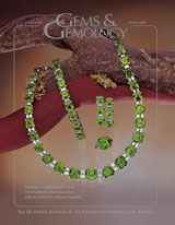 Gems & Gemology, Fall 2004, Volume 40, No. 3 Gems & Gemology, Fall 2004, Volume 40, No. 3
