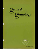 Gems & Gemology, Spring 1967, Vol. 12, No. 5 Gems & Gemology, Spring 1967, Vol. 12, No. 5