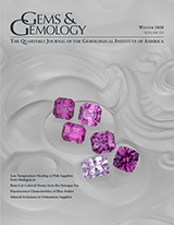 Gems & Gemology, Winter 2020, Vol. 56, No. 4 Gems & Gemology, Winter 2020, Vol. 56, No. 4