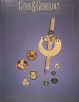 Gems & Gemology, Fall 1995, Vol. 31, No. 3 Gems & Gemology, Fall 1995, Vol. 31, No. 3