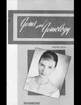 Gems & Gemology, Winter 1955, Vol. 8, No. 8 Gems & Gemology, Winter 1955, Vol. 8, No. 8