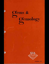 Gems & Gemology, Summer 1975, Vol. 15, No. 2 Gems & Gemology, Summer 1975, Vol. 15, No. 2