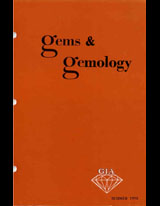 Gems & Gemology, Summer 1970, Vol. 13, No. 6 Gems & Gemology, Summer 1970, Vol. 13, No. 6