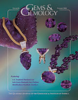 Gems & Gemology, Summer 2004, Vol. 40, No. 2 Gems & Gemology, Summer 2004, Vol. 40, No. 2