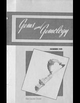 Gems & Gemology, Summer 1949, Vol. 6, No. 6 Gems & Gemology, Summer 1949, Vol. 6, No. 6