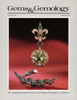 Gems & Gemology, Winter 1985, Vol. 21, No. 4 Gems & Gemology, Winter 1985, Vol. 21, No. 4