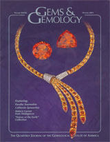 Gems & Gemology, Winter 2001, Volume 37, No. 4 Gems & Gemology, Winter 2001, Volume 37, No. 4