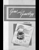 Gems & Gemology, Summer 1955, Vol. 8, No. 6 Gems & Gemology, Summer 1955, Vol. 8, No. 6