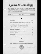 Gems & Gemology, Fall 1938, Vol. 2, No. 11 Gems & Gemology, Fall 1938, Vol. 2, No. 11