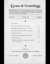 Gems & Gemology, Spring 1938, Vol. 2, No. 9 Gems & Gemology, Spring 1938, Vol. 2, No. 9