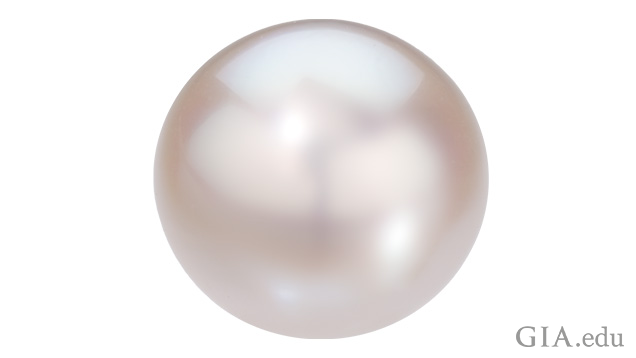 Smooth white pearl