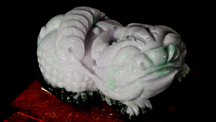 Jade animal carving