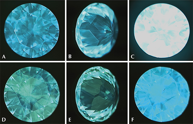 DiamondView images of fluorescence and phosphorescence in AOTC Group HPHT synthetic diamonds