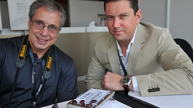 Andrew Lucas of GIA, Adrian Banks of Gemfields