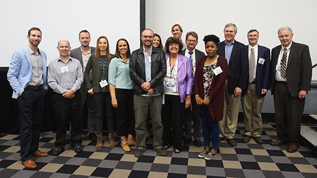 Group photo of presenters