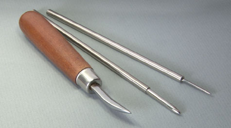  Jewellers Tools Curved Stainless Steel Burnisher
