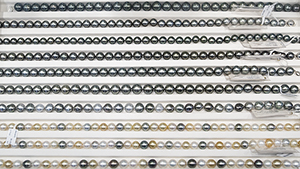 The increasing popularity of cultured pearls with unusual color and size combinations