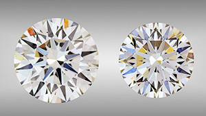 2.51 and 3.23 ct CVD synthetic diamonds