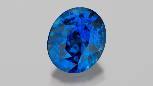 7.04 ct blue sapphire