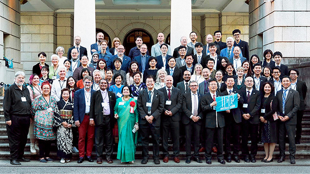 Figure 1. Participants at the 37th International Gemmological Conference, held in October 2023 in Tokyo. Photo by Masayuki Itokazu.